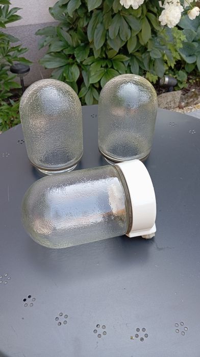 Lampa i klosze z PRL-u loftowe