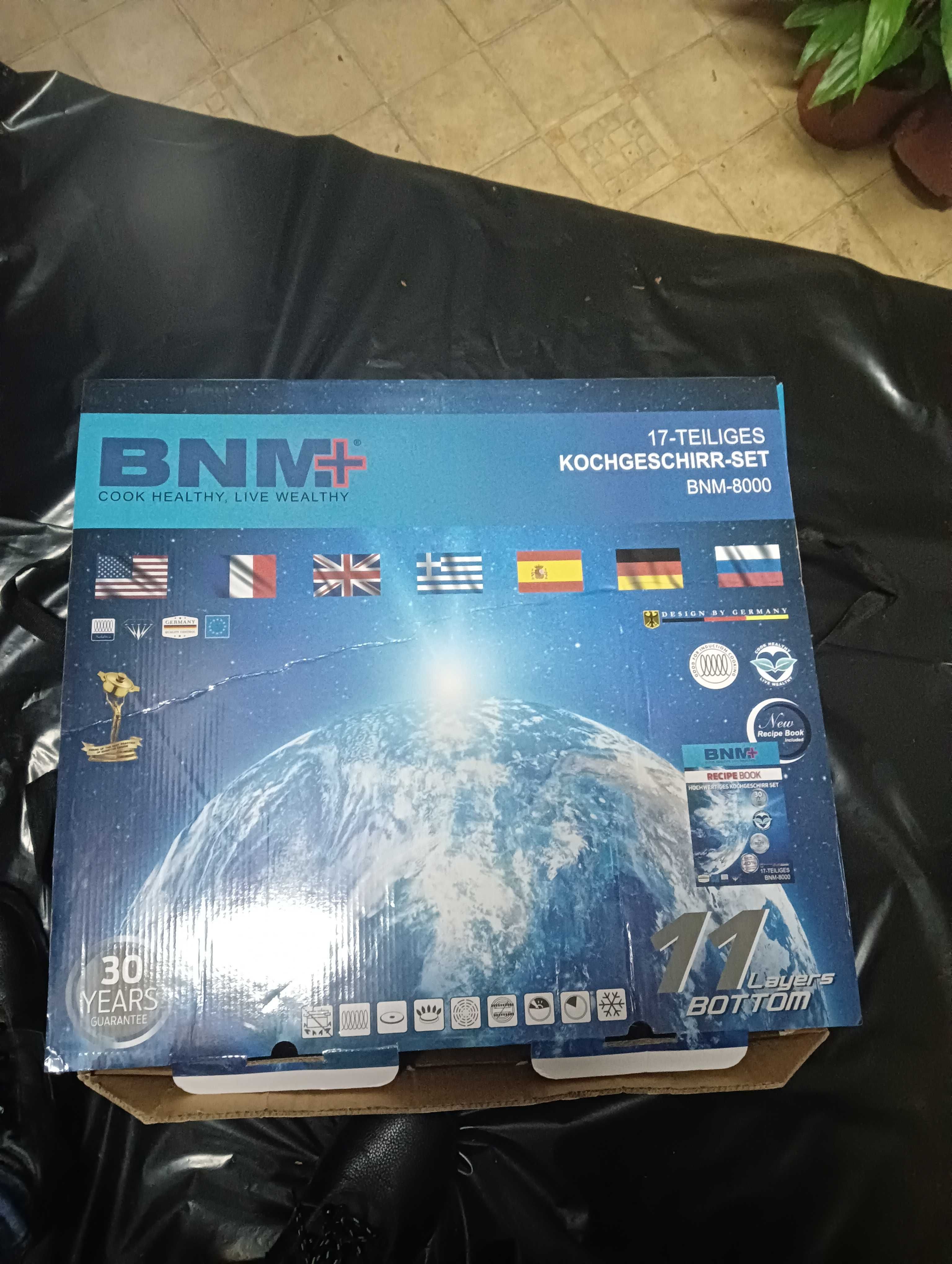 Ekskluzywny komplet garnków BNM-8000 Kochgeschirr