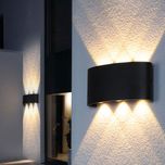 Lampa Led Ścienna Nowoczesna 6W B.ciepła Elewacyjna Zewnętrzna