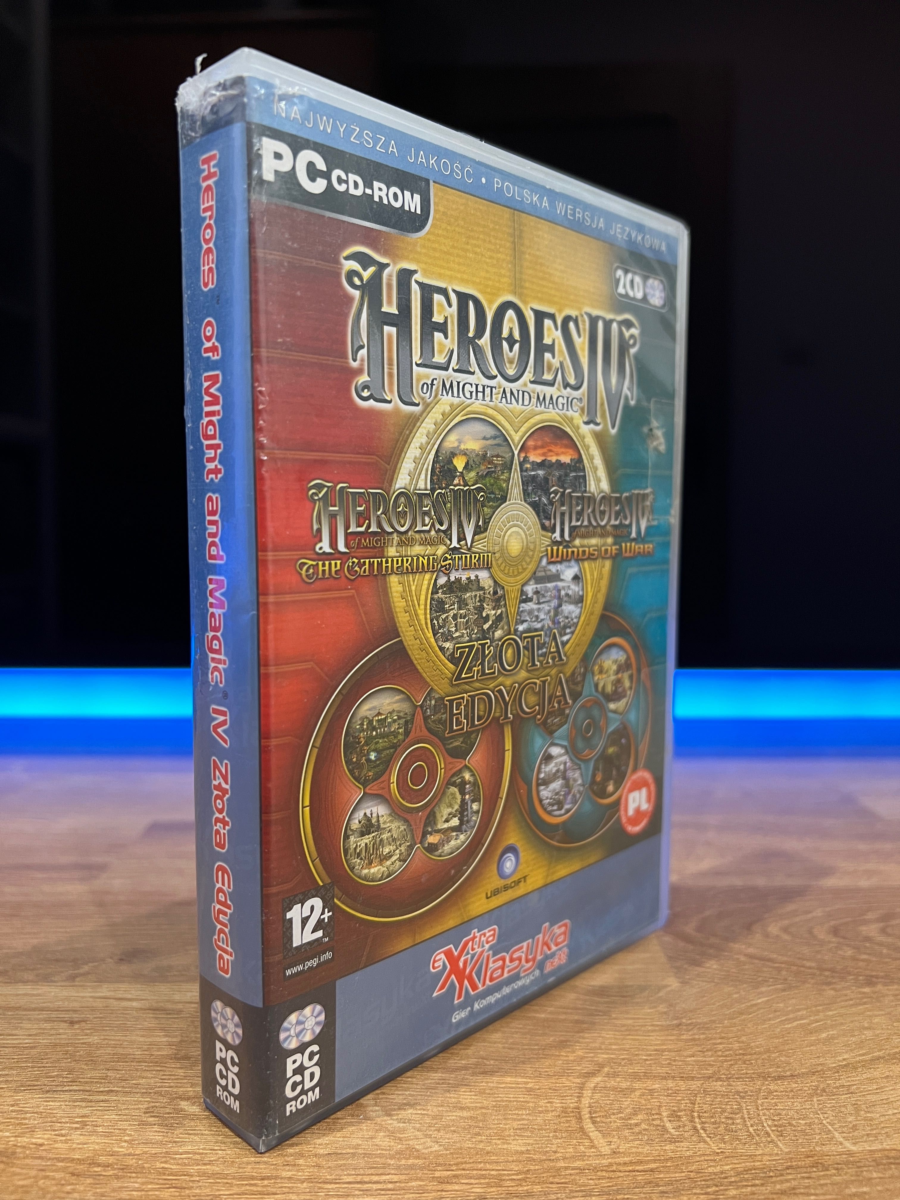 Heroes IV 4 Złota Edycja (PC PL 2003) DVD BOX wydanie eXtra Klasyka