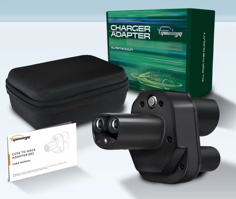 Перехідник Tesla CCS2 GUWEIYG покращений 300A