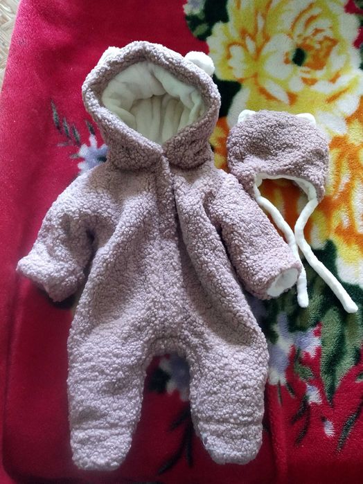Комбінезон +шапка+ Конверт-ковдра для дівчинки