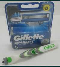 Gillette mach3 turbo power sensitive zestaw