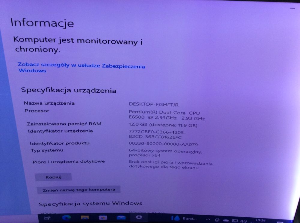 Sprzedam kompurer hp z windows 10