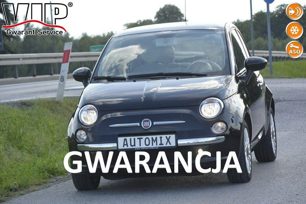 Fiat 500 1.2 Benzyna klimatyzacja panorama gwarancja przebiegu bezwypadkowy