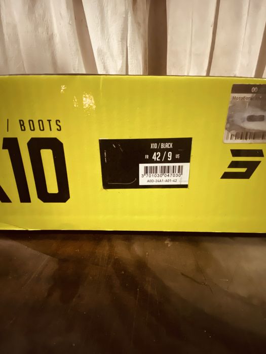Мотоботи Shot  recing X10 solid black 42р