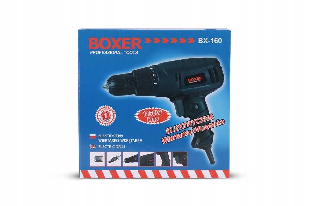 WKRĘTARKA SIECIOWA 950W 230V Elektryczna 10mm wiertarka