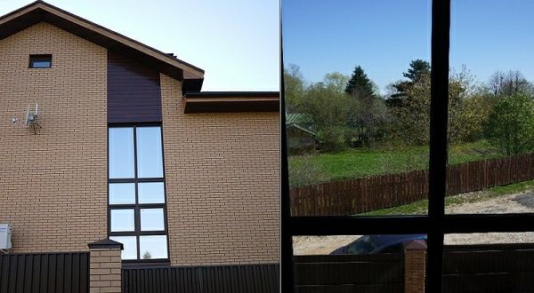 Энергосберегающая зеркальная пленка для окон тонировка защита окна