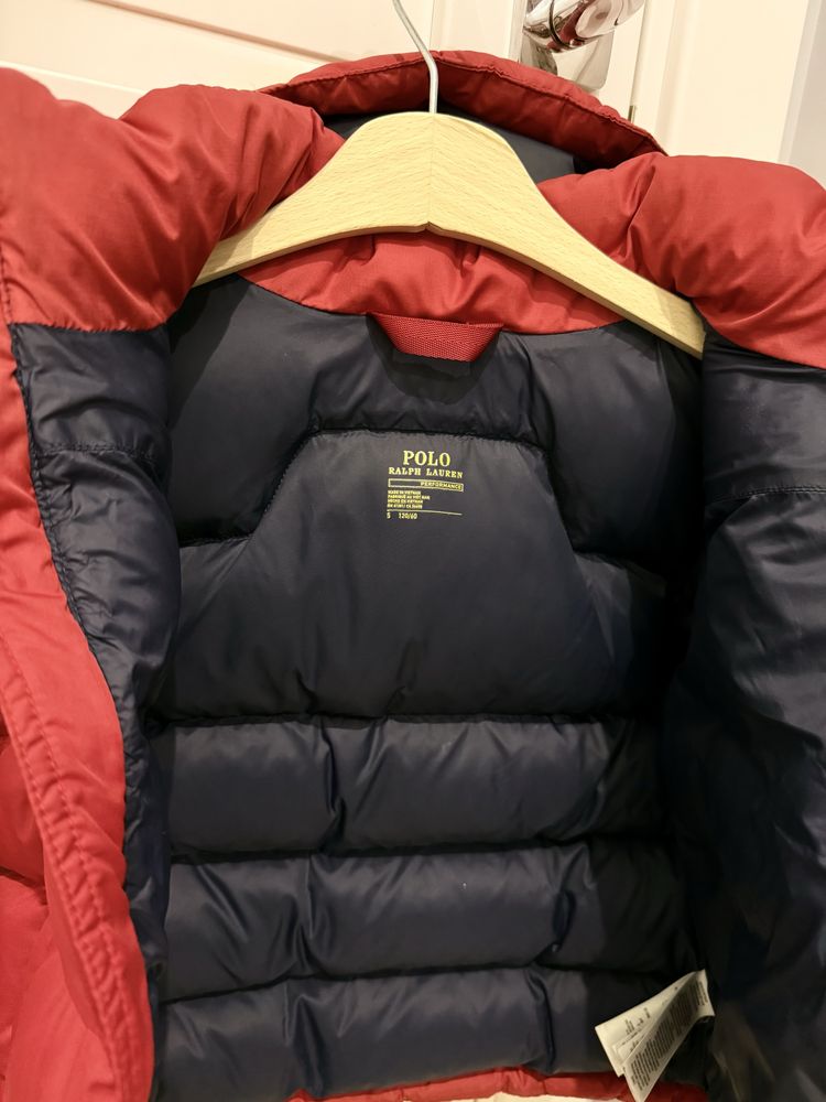Зимова пухова курточка Polo Ralph Lauren, пуховик 120 см 5-6 років