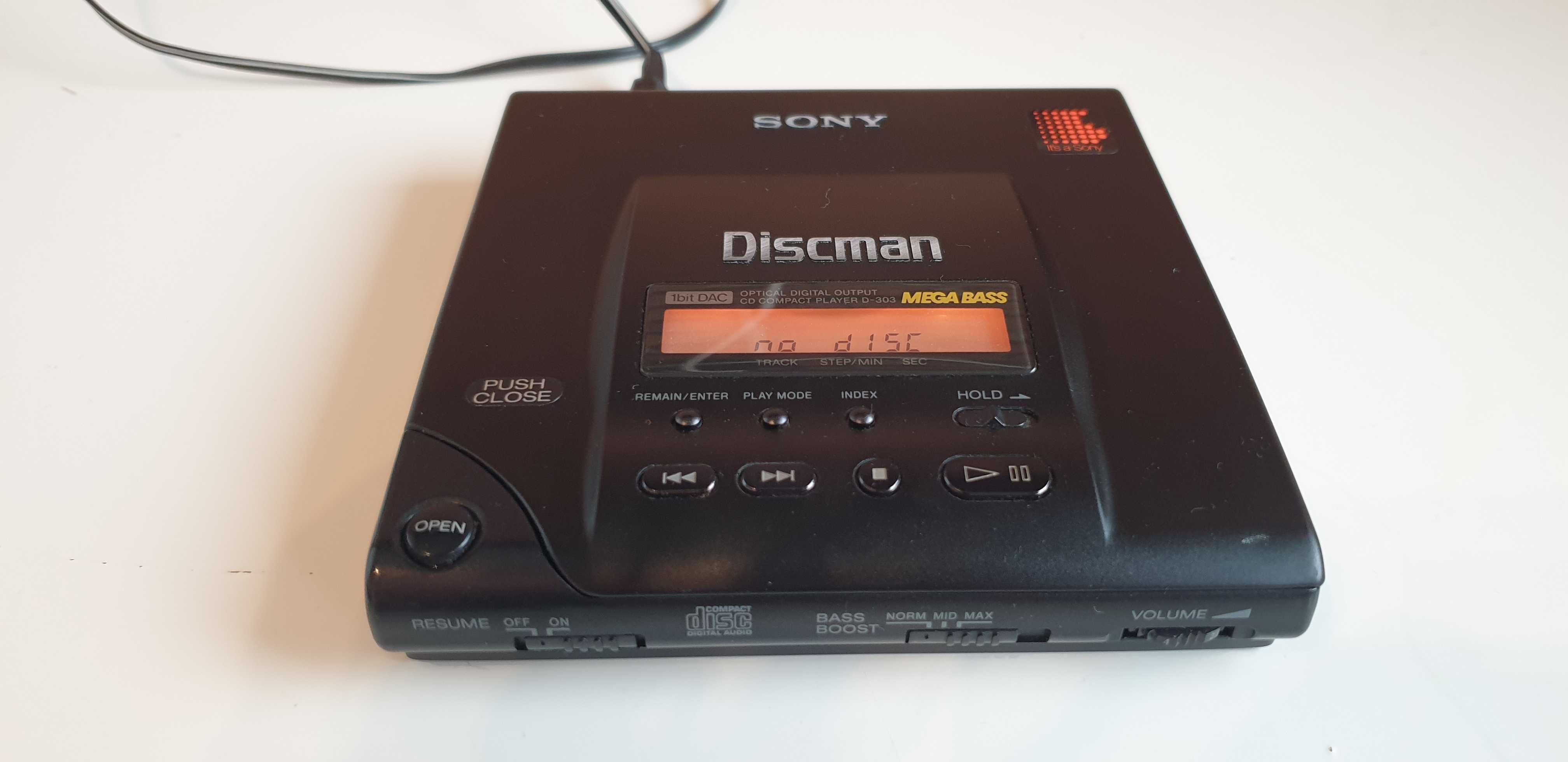 Sony D-303 discmen 1 bit DAC, Discmen, Zasilacz