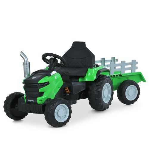 Детский электромобиль 6261EBLR Bambi Racer трактор с прицепом. пультом