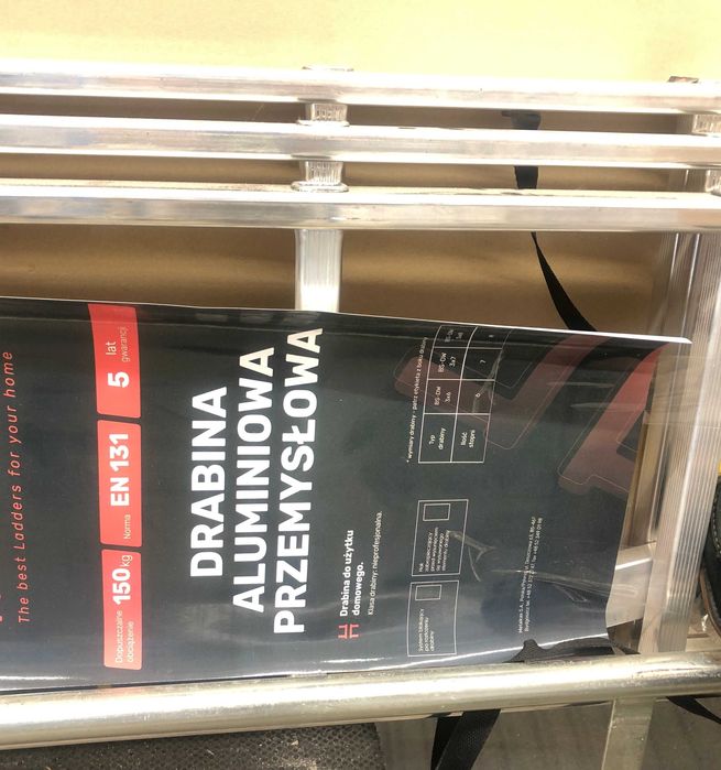 Drabina 3x7 Aluminiowa - nigdy nie używana - cena ostateczna