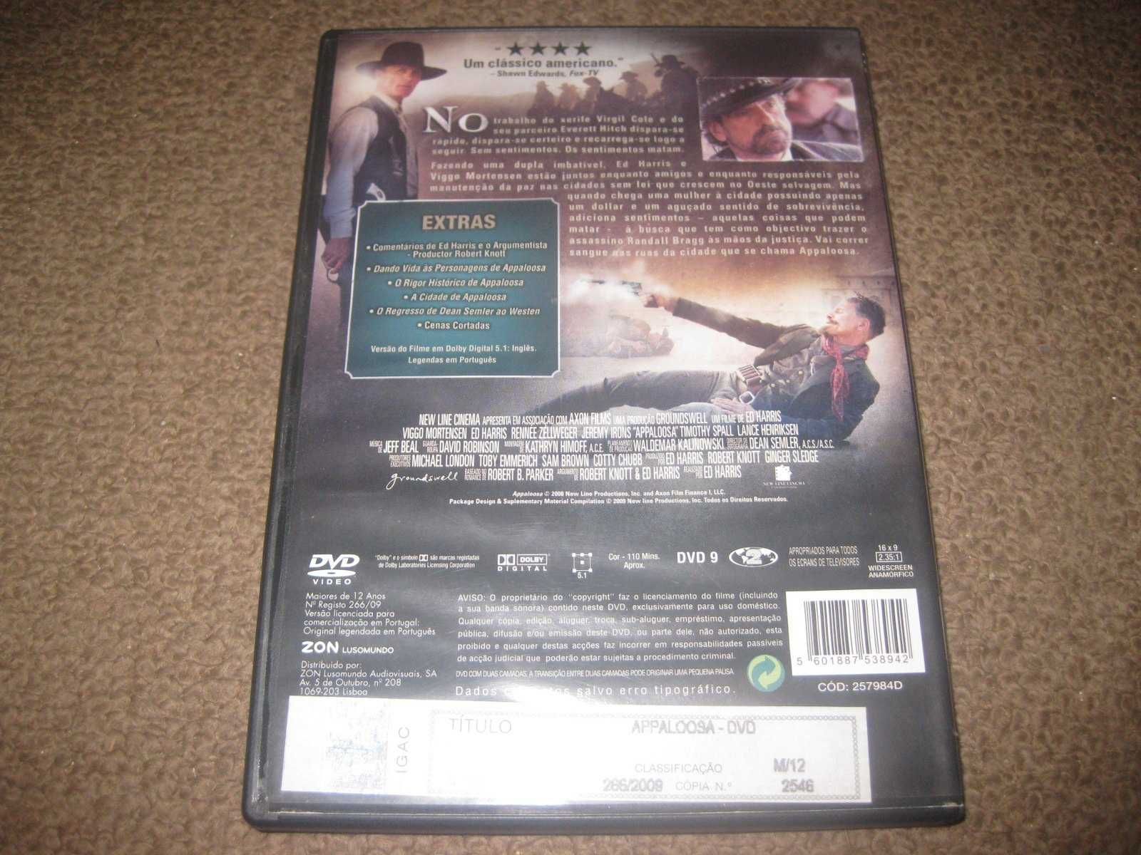 DVD "Appaloosa" com Ed Harris