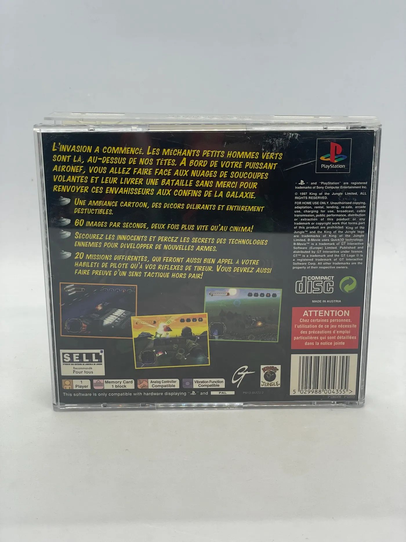 B-Movie / Invasion from Beyond PS1 PSX (FR)