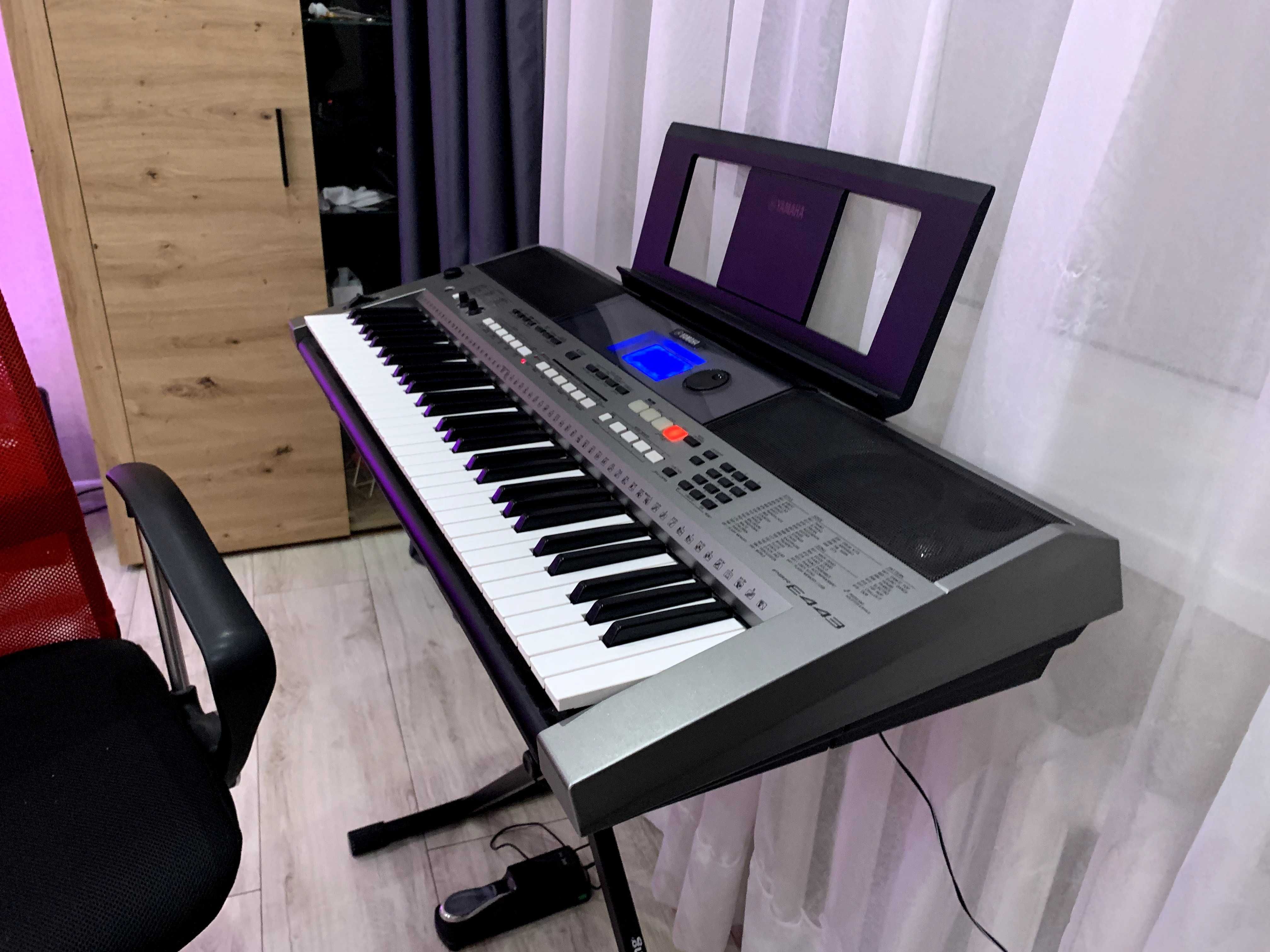 YAMAHA PSR E443 - синтезатор з вражаючим функціоналом