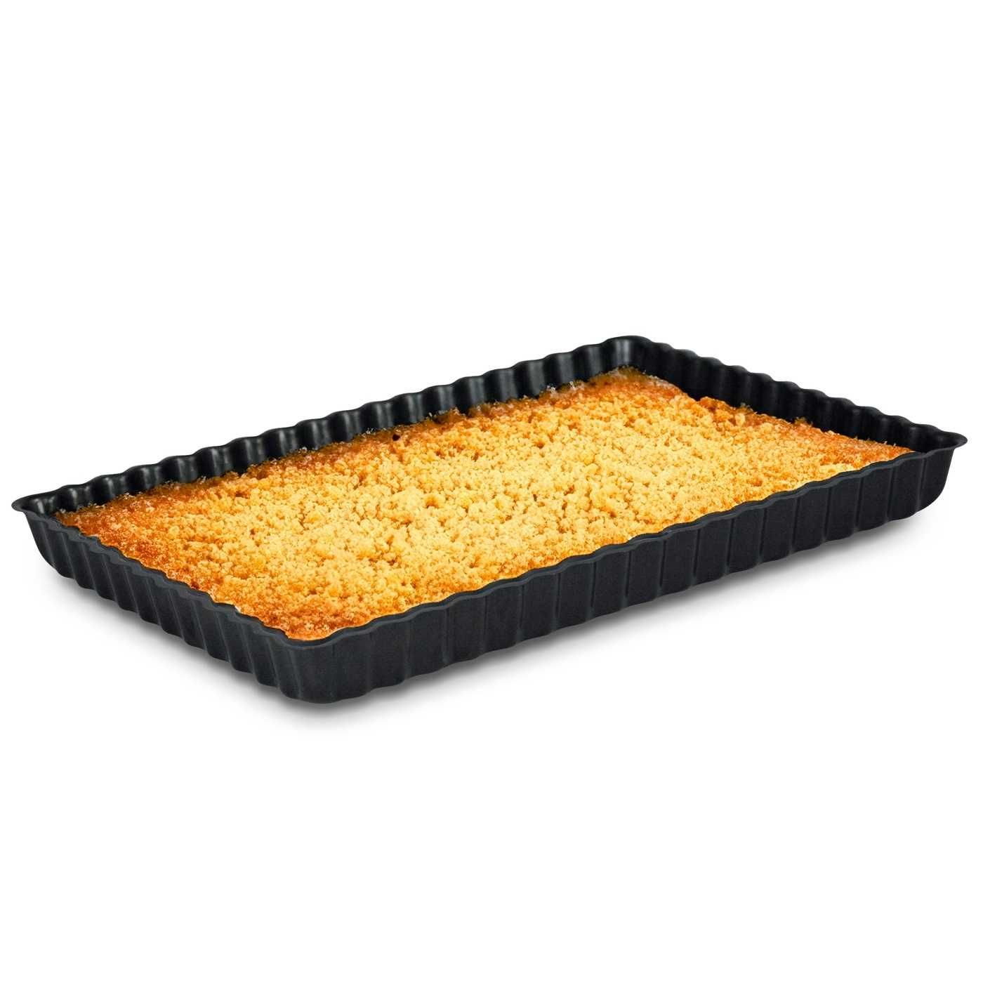 Nowa forma do tarty na mazurka prostokątna wyjmowane dno 31x21cm