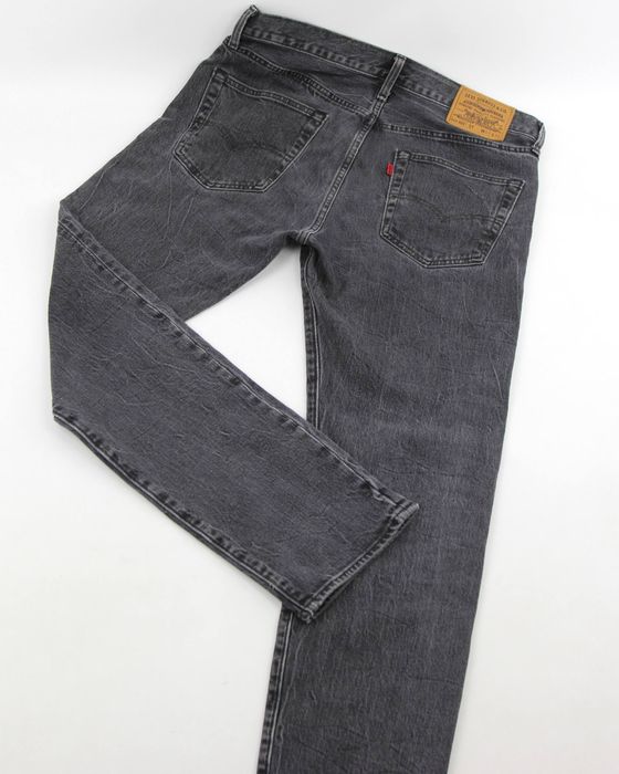 LEVI’S чоловічі сірі джинси 501 Slim Taper. (33/32)