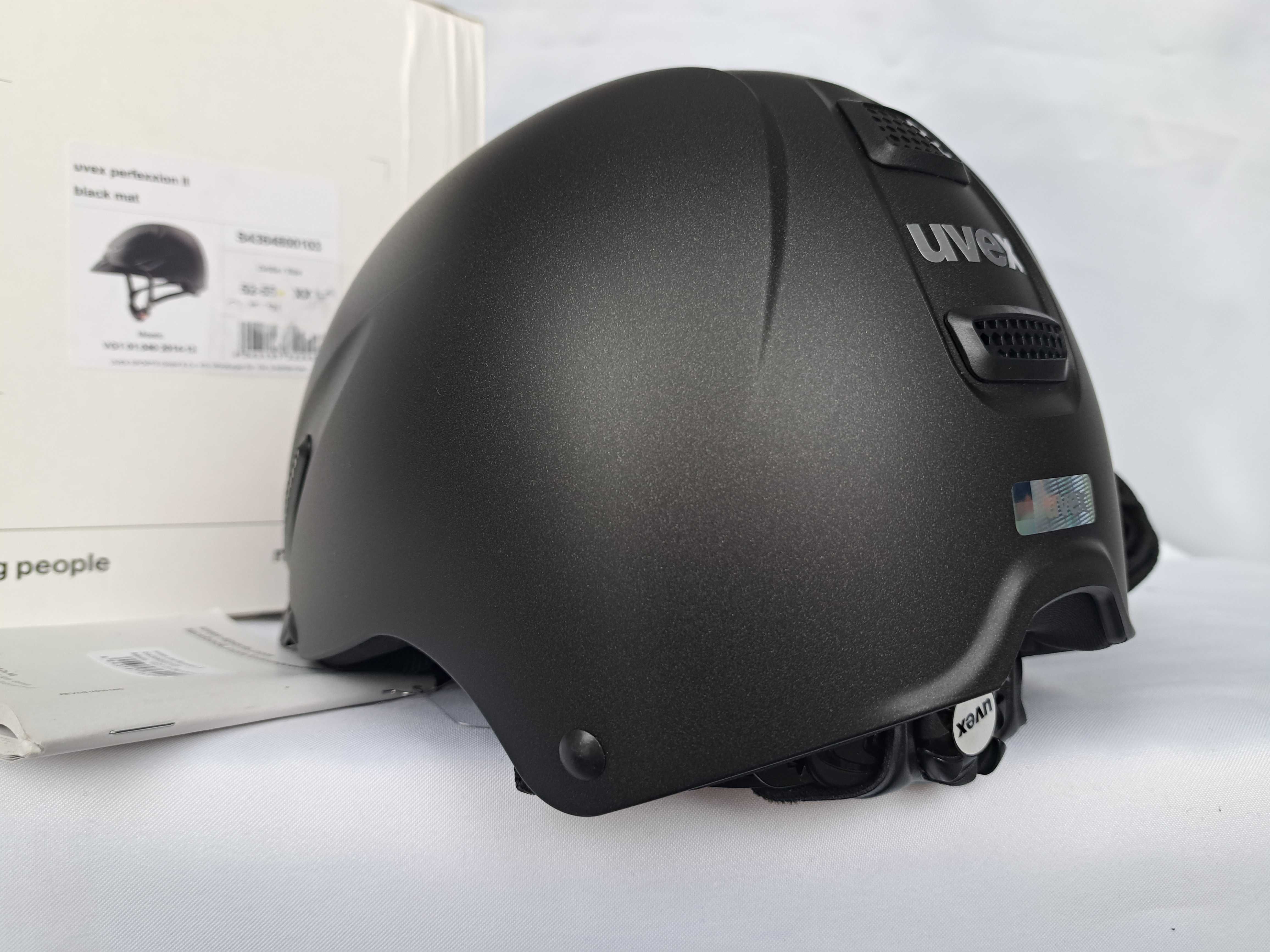 Kask jeździecki toczek Uvex Perfexxion II Black Matt XXS-S 52-55cm