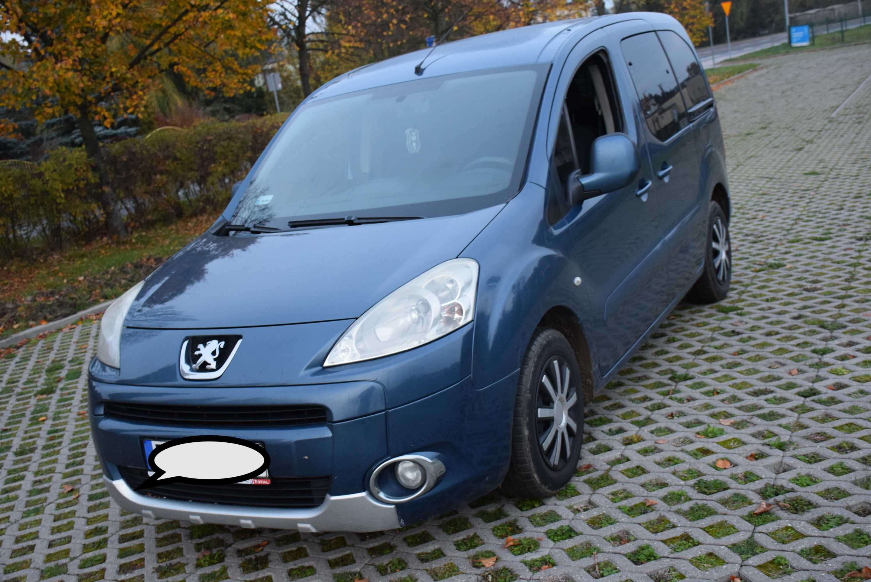 Peugeot Partner Tepee ZAMIANA na osobowe lub dostawcze HAK, BAGAŻNIK