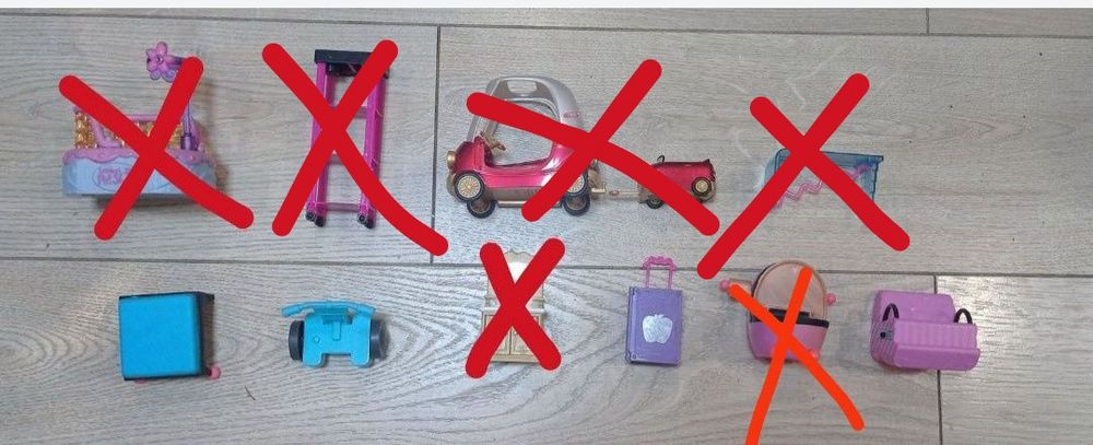 Кукольная мебель для мелких кукол