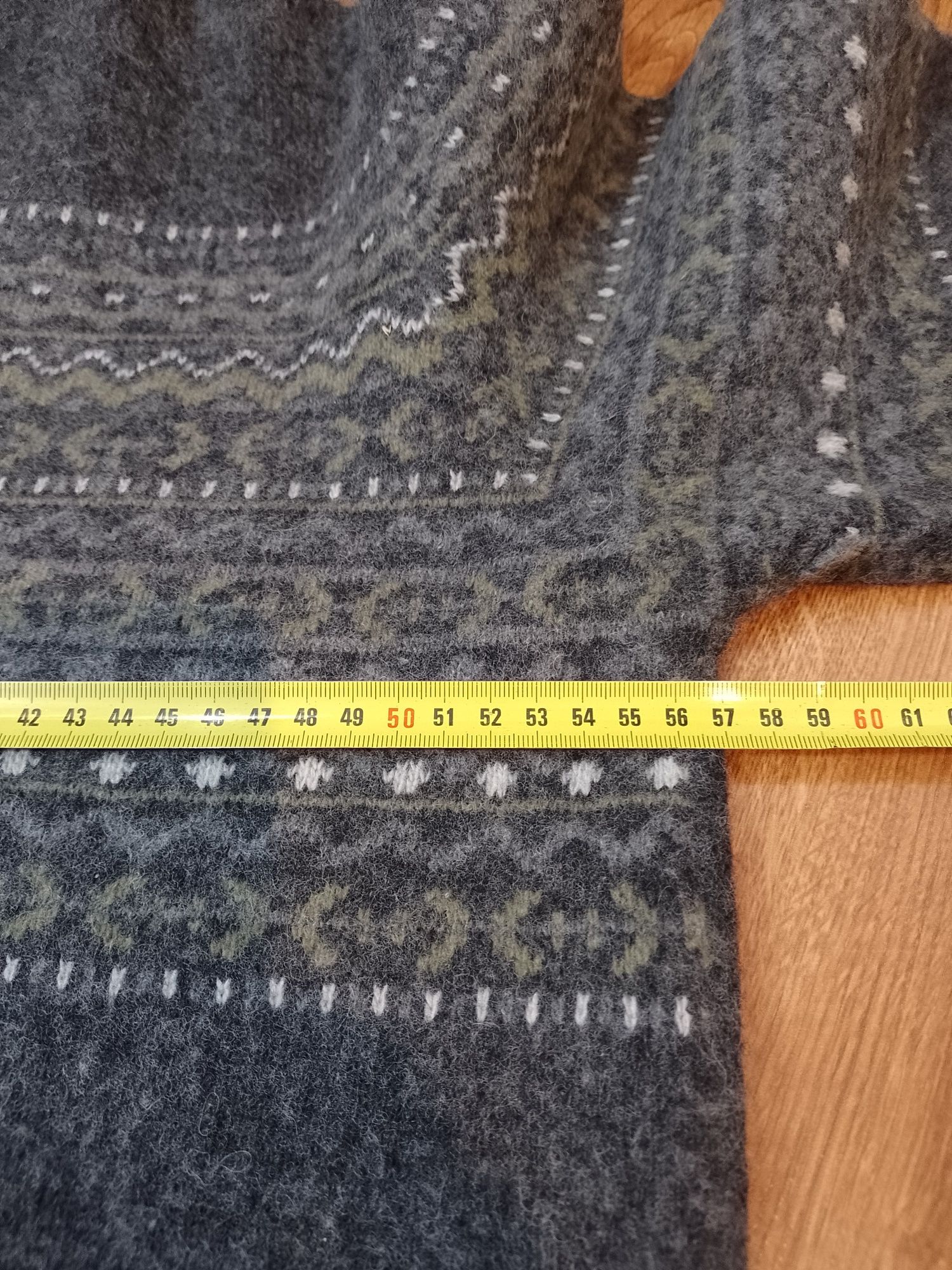 Sweter męski wełniany L