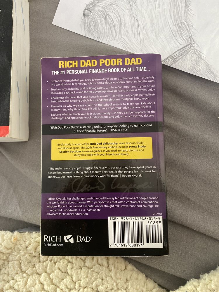 Livro Rich Dad and Poor dad