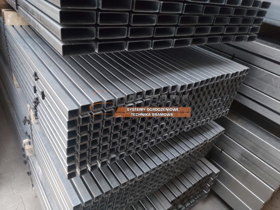 PROFIL, PROFILE OCYNKOWANE 30x40 x 2 mm - stalowy ocynkowany - 40x30mm