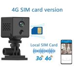 Мини IP камера безопасности 4G SIM/LTE 5MP с Аккумулятором 3000 мАч