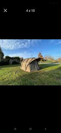 Bardzo Duży solidny namiot wędkarski JRC Quad XXL BIVY 360x335x180 + n