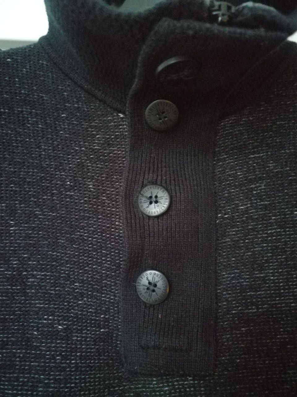 Carry sweter męski golf rozpinany elegancki  L