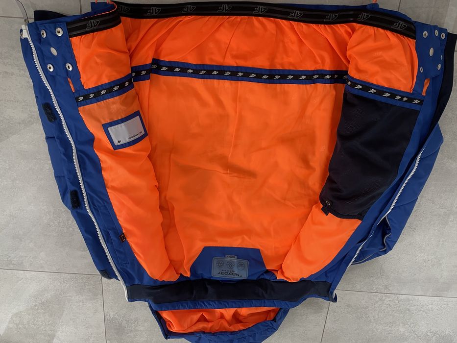 Kurtka narciarska niebieska 4F, 164