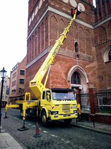 Podnośnik koszowy wynajem 18m 21m 27m 35m 42m 44m Tczew