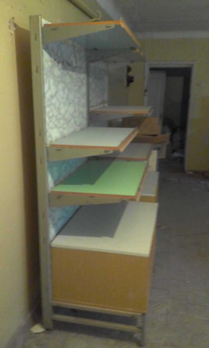 Витрина горки стеллажи СССР. Офисная мебель.