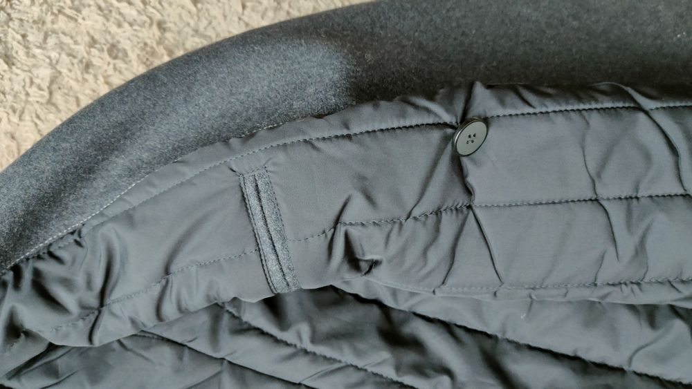 Climber -двубортный зимний шерстяной бушлат куртка пальто мужское б