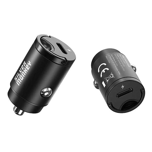 Ładowarka samochodowa Silver Monkey PD-CPCT30-SM 30W 1x USB-C PD - cza