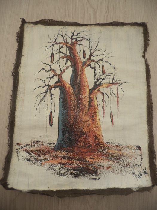 Quadro pintura africana