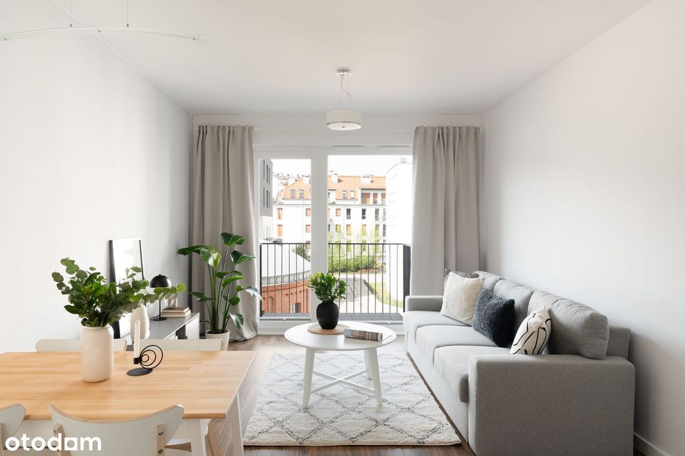 Mieszkanie 2 pokoje Garbary nowe budownictwo duży balkon bezpośrednio