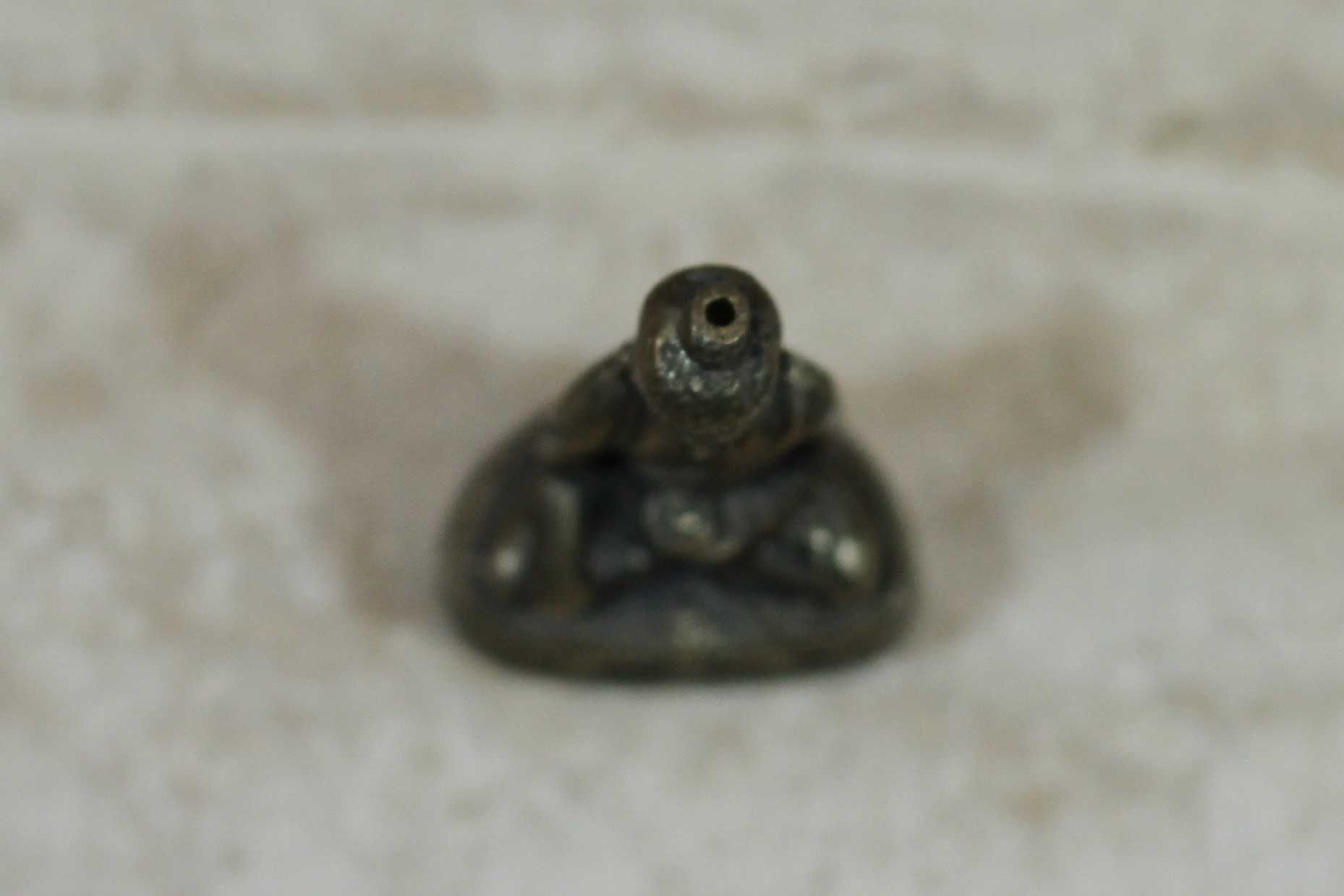 Stara figurka hinduski bożek z mosiądzu 5,5 cm Azja