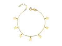 Srebrna Bransoleta Gwiazd Choker Gwiazdki Stars R0120B_G