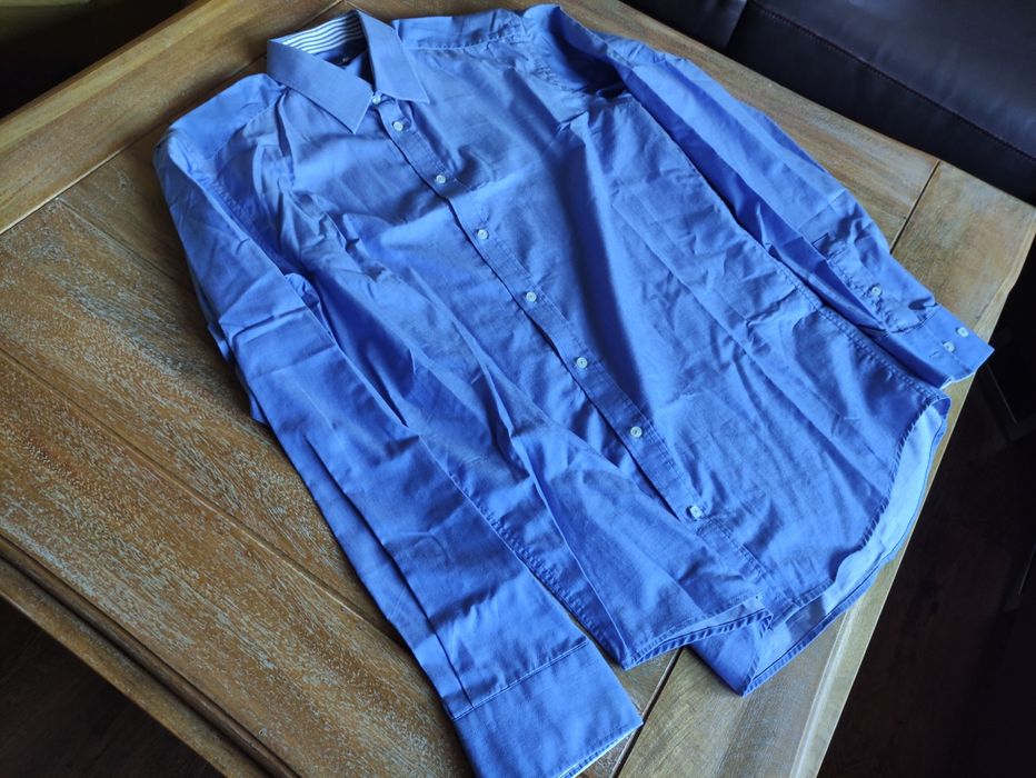 Koszula męska BYTOM, niebieska, r. XL 41