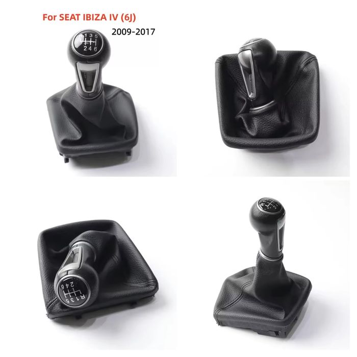 Moca SEAT Ibiza Alavanca manete punho fole mudanças velocidades