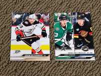 Karty Base z 2023-24 Upper Deck Series 2 Hockey Young Guns