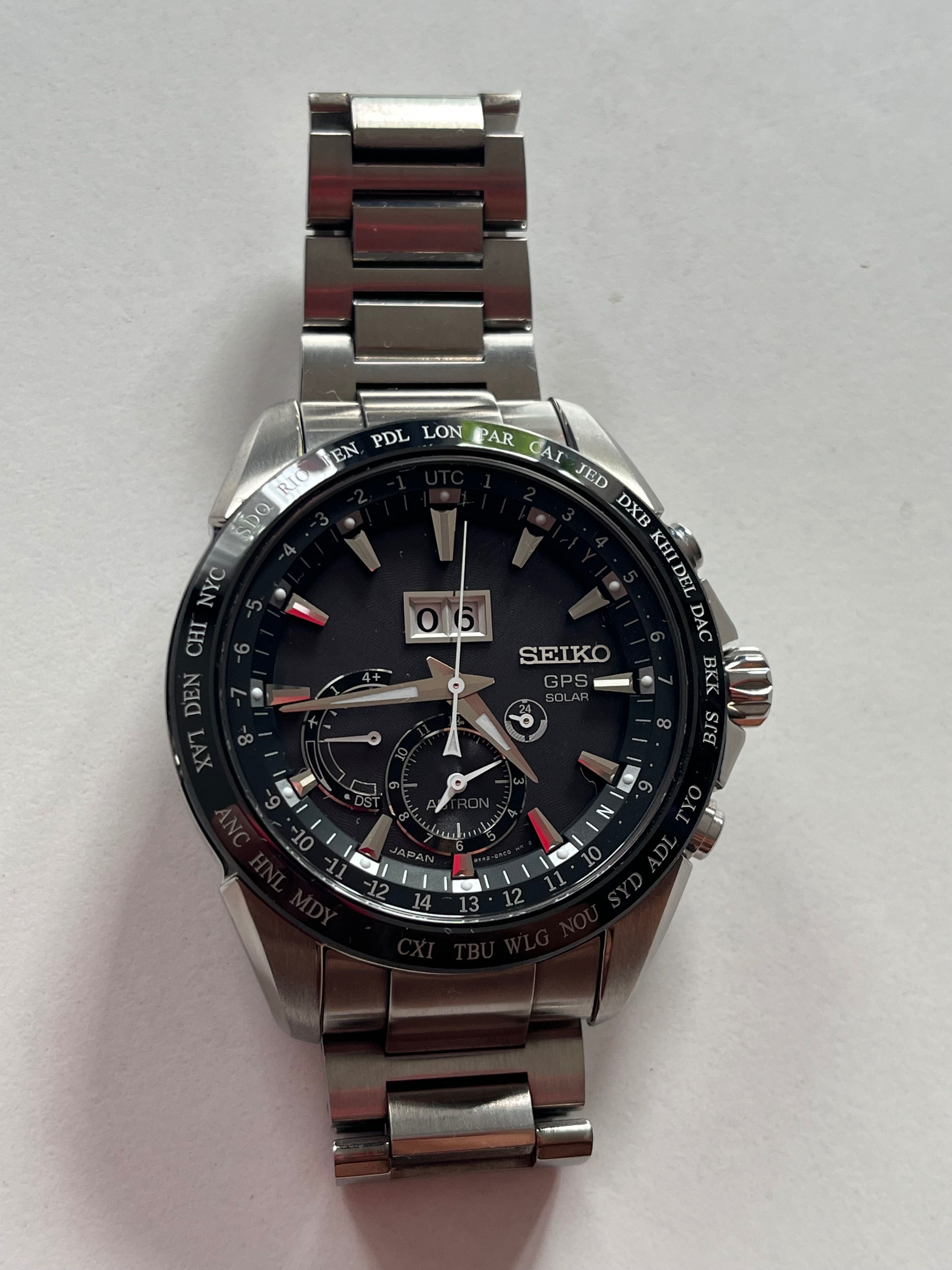 Seiko Astron 8X42-0AC0-3 gps solar 2 ogniwa instrukcja.