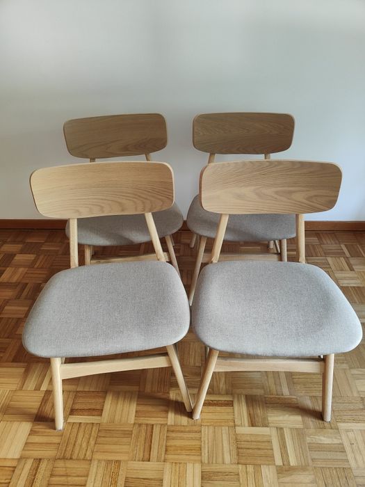 4 Cadeiras Madeira Banak