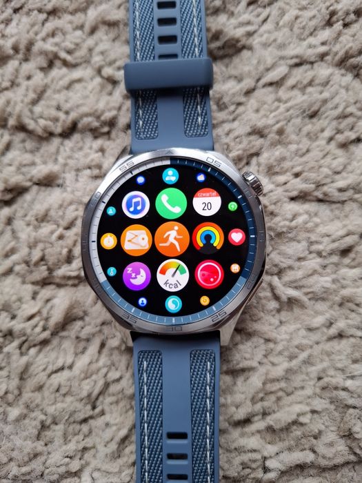 Smartwatch Huawei Watch GT5 46mm niebieski gwarancja + pasek i szkiełk