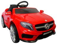 Mercedes GLA45 czerwony Miękkie koła Eva, miękki fotelik