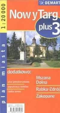 Nowy Targ/Zakopane plus 3 - plan miasta Demart