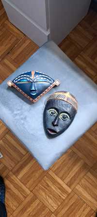 Maski afrykańskie 2 sztuki