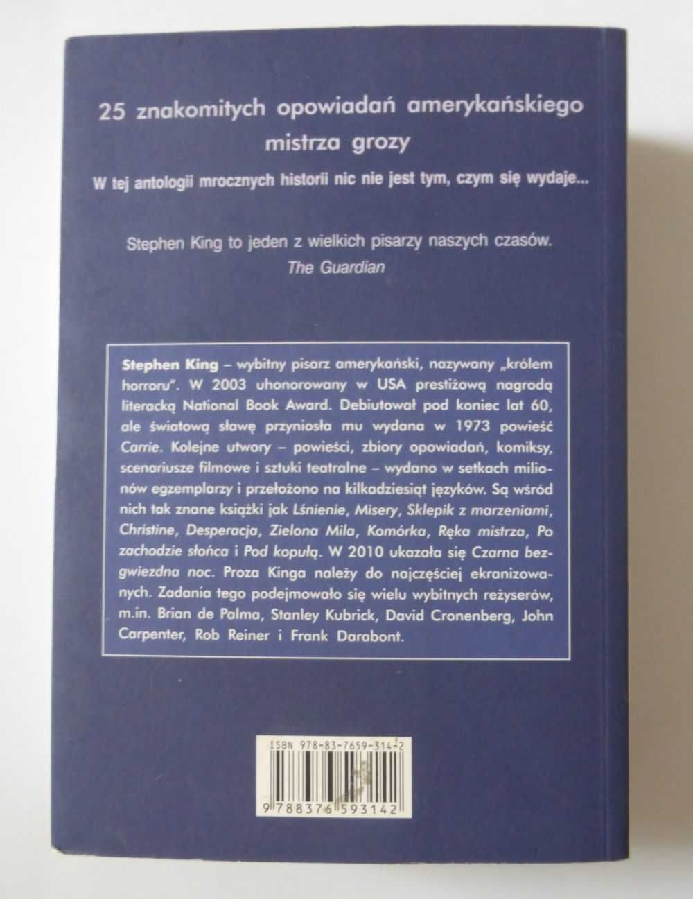 Marzenia i koszmary Stephen King cegła 750 stron 2011 Albatros