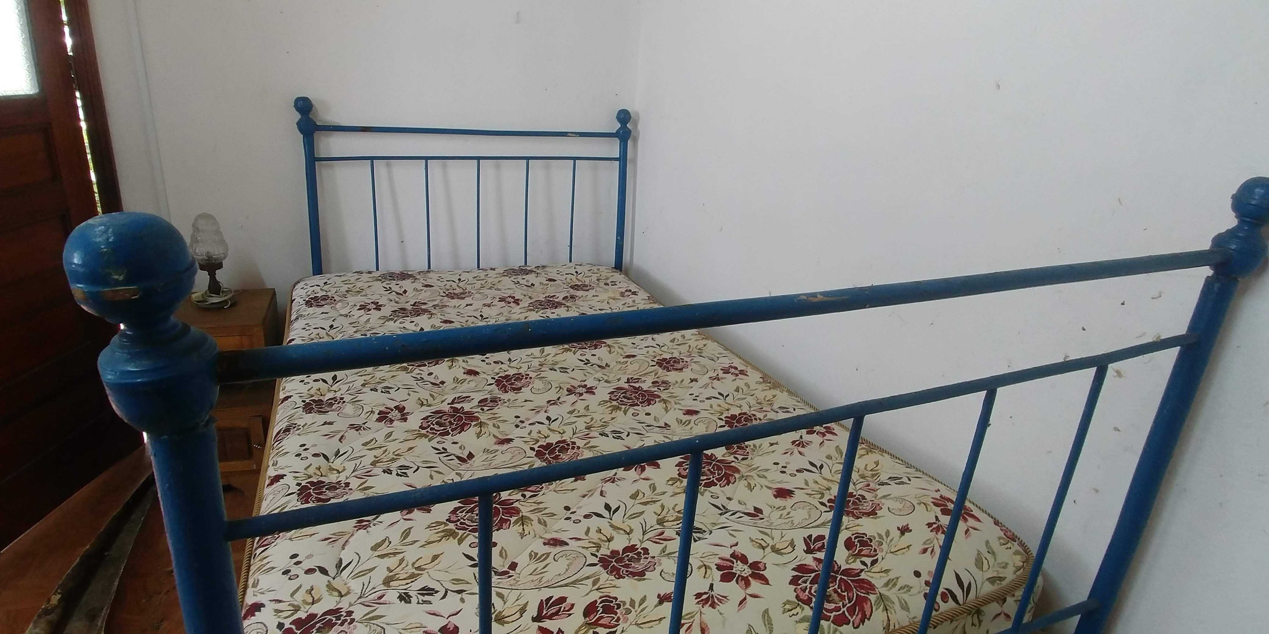 Cama de Ferro +  Colchão NOVO Incluido